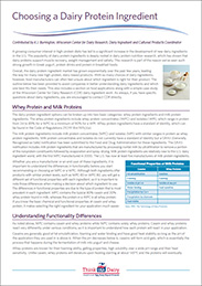 coproducts of milk and whey processing
